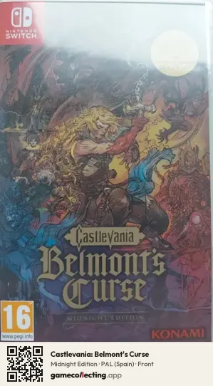 Castlevania: Belmont's Curse Nintendo Switch, Spain box front