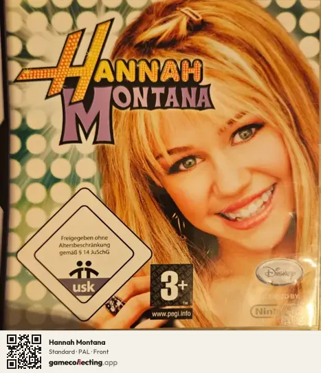 Hannah Montana Nintendo DS, PAL box front