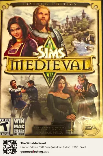 The Sims Medieval Computer, NTSC box front