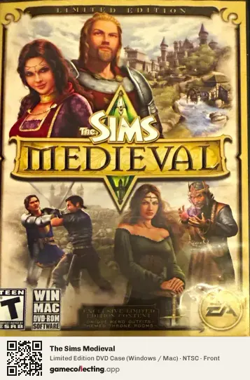 The Sims Medieval Computer, NTSC box front