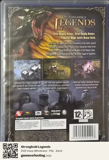 Stronghold Legends Computer, PAL box back