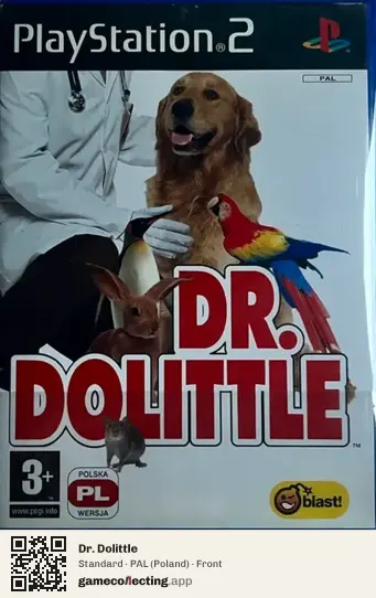 Dr. Dolittle PlayStation 2, Poland box front