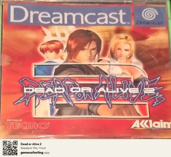 Dead or Alive 2 Sega Dreamcast, PAL box front