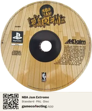 NBA Jam Extreme PlayStation, PAL disc