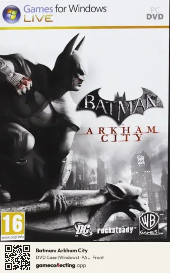 Batman: Arkham City Computer, PAL box front
