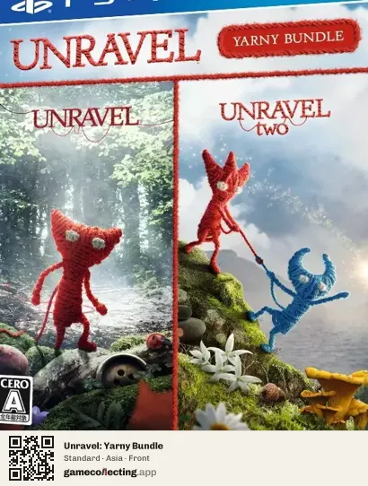 Unravel: Yarny Bundle PlayStation 4, Asia box front