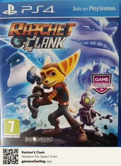 Ratchet & Clank PlayStation 4, Spain box front