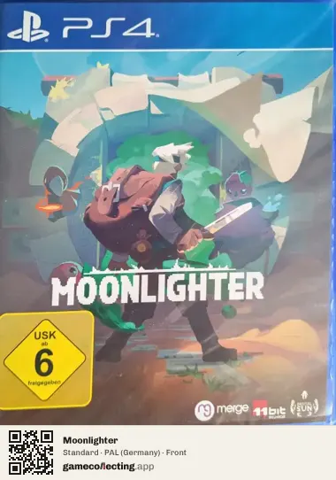 Moonlighter PlayStation 4, Germany box front