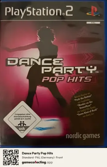 Dance Party Pop Hits PlayStation 2, Germany box front