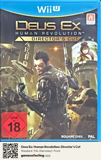 Deus Ex: Human Revolution: Director's Cut Nintendo Wii U, Germany box front