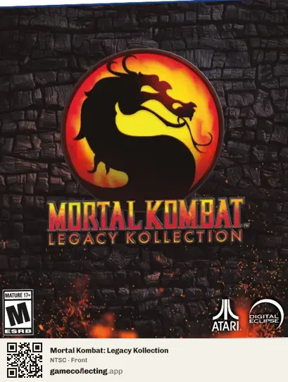 Mortal Kombat: Legacy Kollection PlayStation 5, NTSC box front