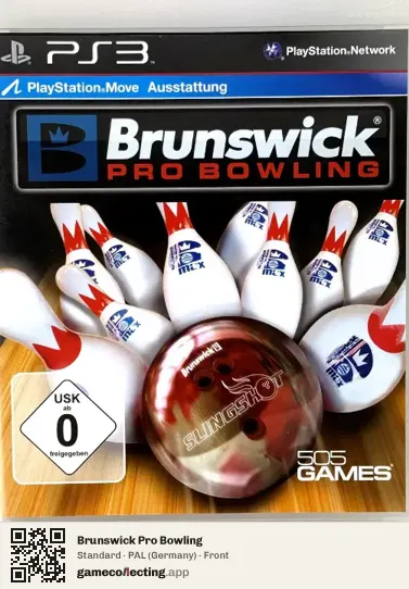 Brunswick Pro Bowling PlayStation 3, Germany box front