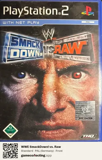 WWE SmackDown! vs. Raw PlayStation 2, Germany box front
