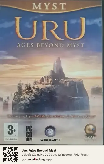 Uru: Ages Beyond Myst Computer, PAL box front