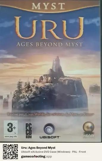 Uru: Ages Beyond Myst Computer, PAL box front