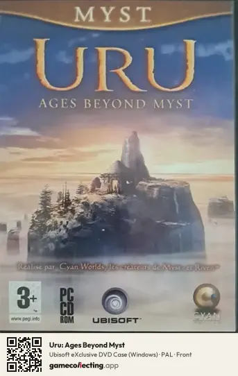 Uru: Ages Beyond Myst Computer, PAL box front