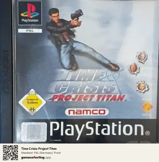 Time Crisis: Project Titan PlayStation, Germany box front
