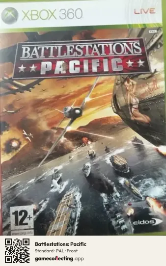Battlestations: Pacific Xbox 360, PAL box front