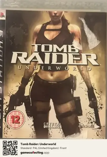 Tomb Raider: Underworld PlayStation 3, United Kingdom box front