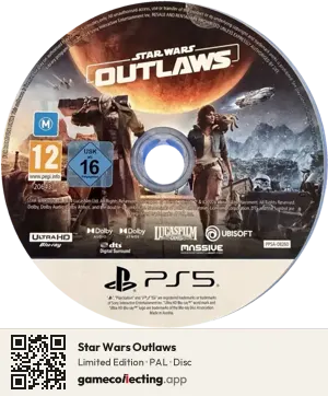 Star Wars Outlaws PlayStation 5, PAL disc