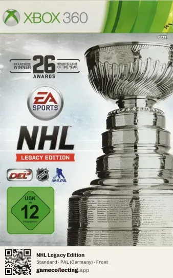 NHL Legacy Edition Xbox 360, Germany box front