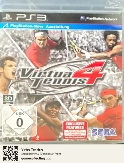Virtua Tennis 4 PlayStation 3, Germany box front