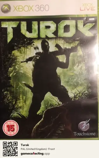 Turok Xbox 360, United Kingdom box front