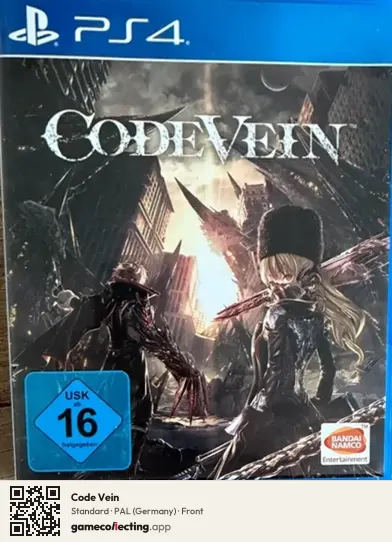 Code Vein PlayStation 4, Germany box front