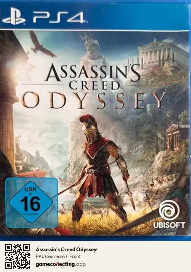 Assassin's Creed Odyssey PlayStation 4, Germany box front