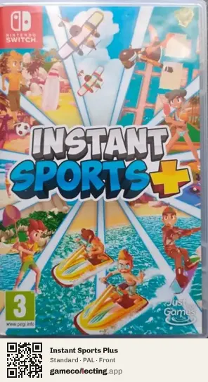 Instant Sports Plus Nintendo Switch, PAL box front