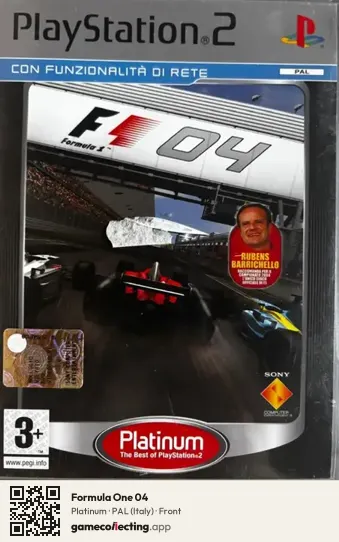 Formula One 04 PlayStation 2, Italy box front
