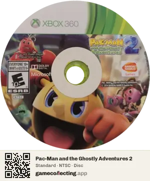 Pac-Man and the Ghostly Adventures 2 Xbox 360, NTSC disc