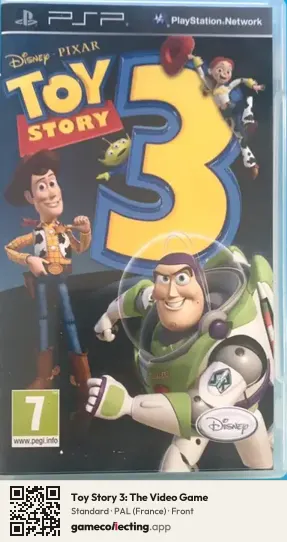 Toy Story 3: The Video Game PlayStation Portable, France box front