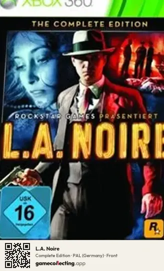L.A. Noire Xbox 360, Germany box front