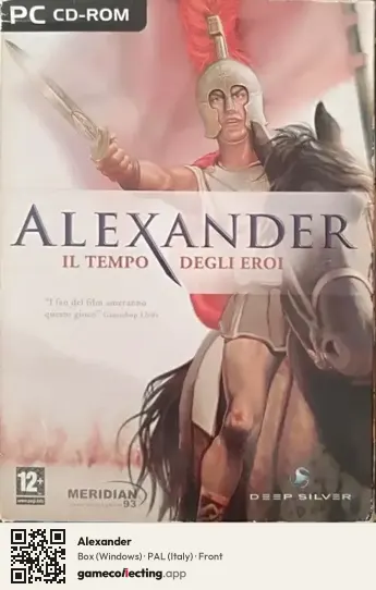 Alexander Computer, Italy box front