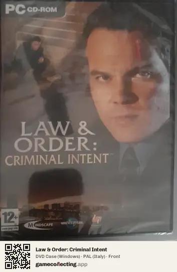 Law & Order: Criminal Intent Computer, Italy box front
