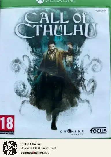 Call of Cthulhu Xbox One, France box front