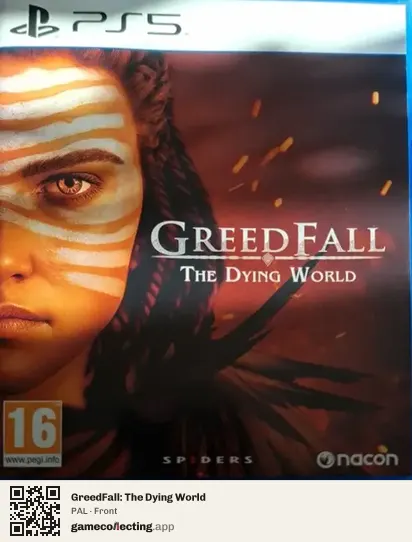 GreedFall: The Dying World PlayStation 5, PAL box front