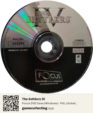 The Settlers IV Computer, PAL disc