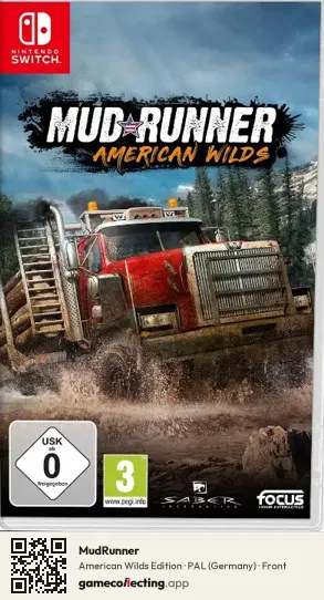 MudRunner Nintendo Switch, Germany box front