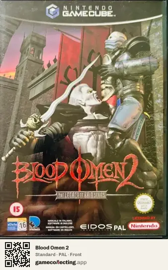 Blood Omen 2 Nintendo GameCube, PAL box front
