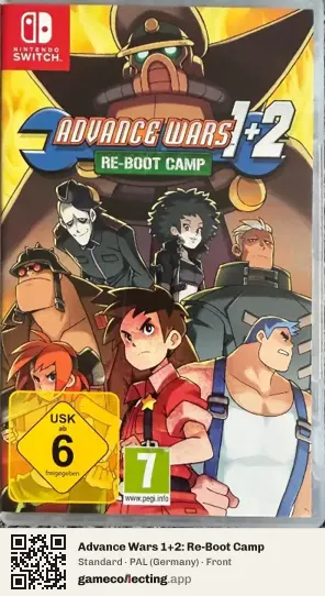 Advance Wars 1+2: Re-Boot Camp Nintendo Switch, Germany box front