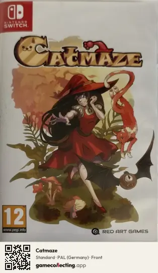 Catmaze Nintendo Switch, Germany box front