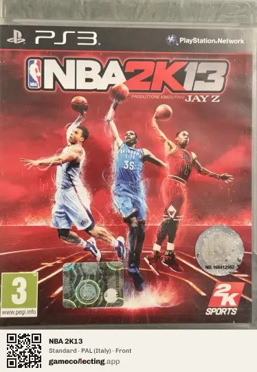 NBA 2K13 PlayStation 3, Italy box front