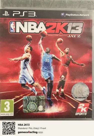 NBA 2K13 PlayStation 3, Italy box front