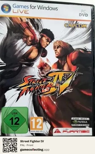Street Fighter IV Computer, PAL box front