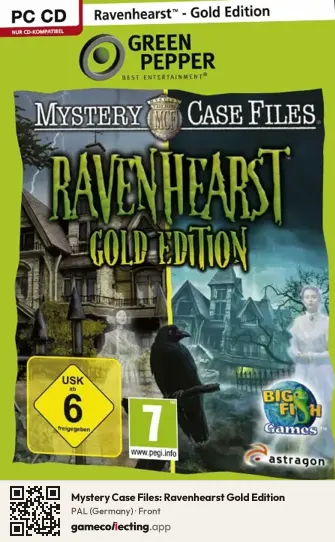 Mystery Case Files: Ravenhearst Gold Edition Computer, Germany box front