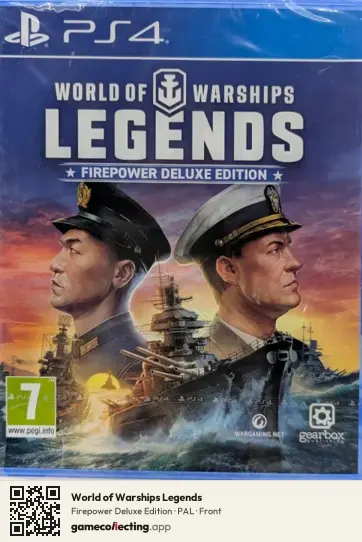 World of Warships Legends PlayStation 4, PAL box front