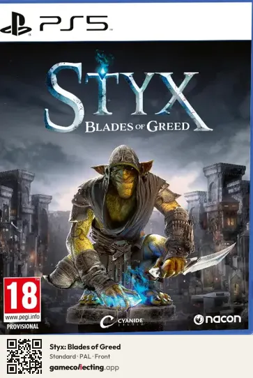 Styx: Blades of Greed PlayStation 5, PAL box front
