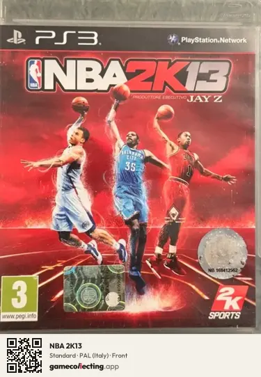 NBA 2K13 PlayStation 3, Italy box front